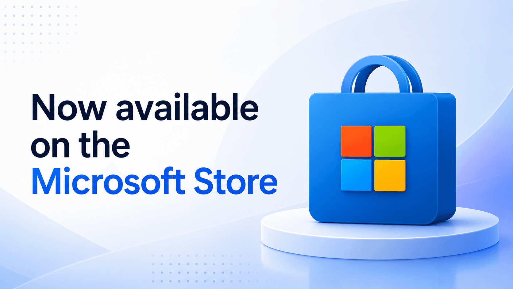 Aitopus Lite'ın Microsoft Store'da kullanıma sunulduğunu duyuran görsel